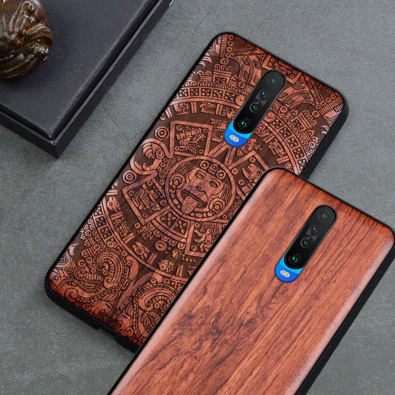 Чехол для телефона Xiaomi Redmi K30 K20 pro Оригинальный Деревянный чехол из ТПУ k30 note 8