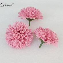 1 шт. одинарная Гвоздика мыло цветы Моделирование Искусственный букет роз День матери подарок учительницы держа цветок