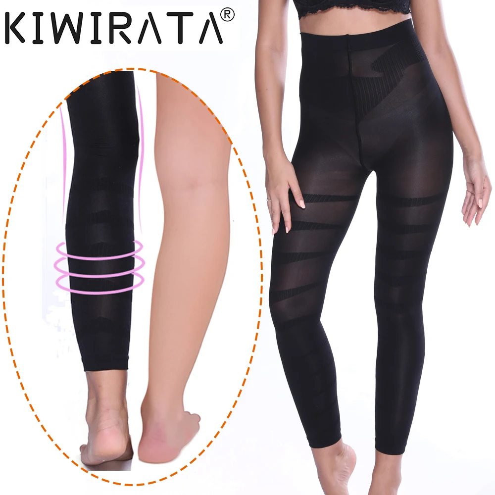 

High Waist Thigh Slimmer Shapewear Compression Leggings Butt lifter Body Shaper Tummy Control Tight Trouser Leg Slimming Pants