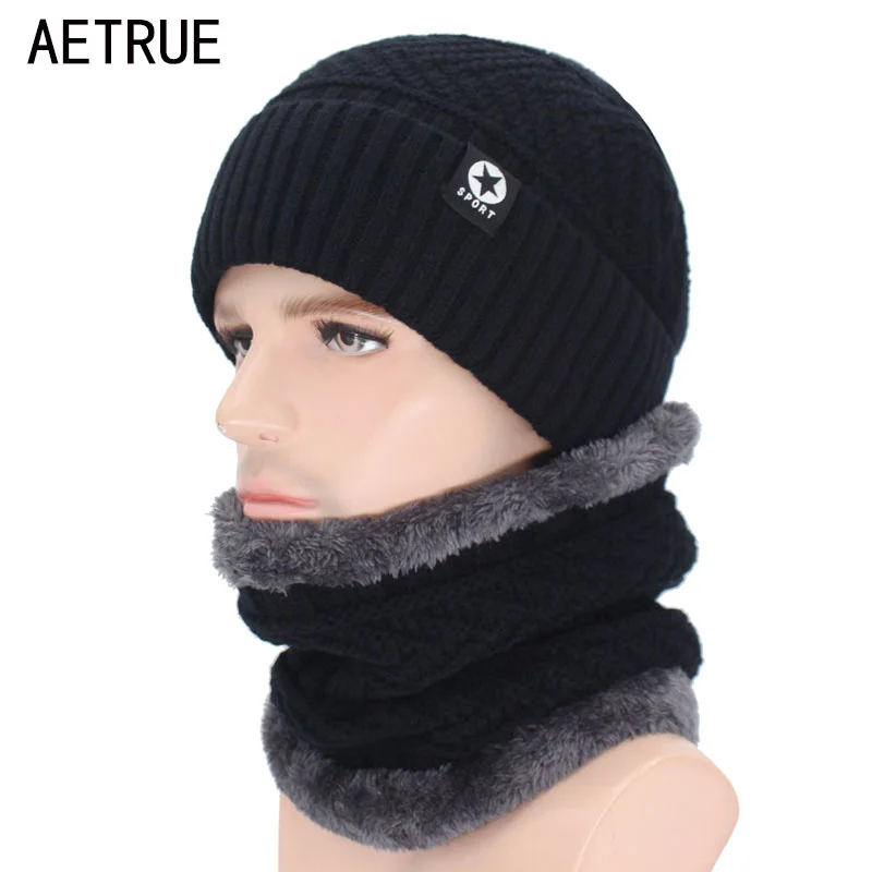 Skullies Beanies, женская зимняя шапка, мужские зимние шапки для мужчин, шапка s, шапочка с шарфом, толстая меховая Мужская зимняя шапка, женская вязаная шапка