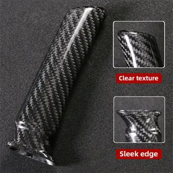 

Carbon Fiber Car Brake Handle Cover Light weight Fashion Practical New