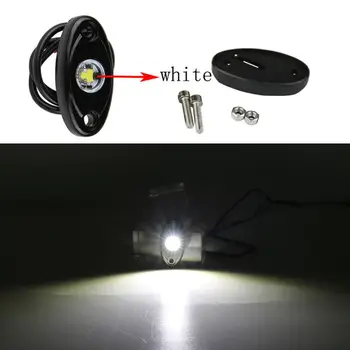 

4Pcs/Set LED Rock Lights Waterproof LED Neon Underglow Light for Vehicle Car Truck SUV Offroad Boat Car Styling Accessories