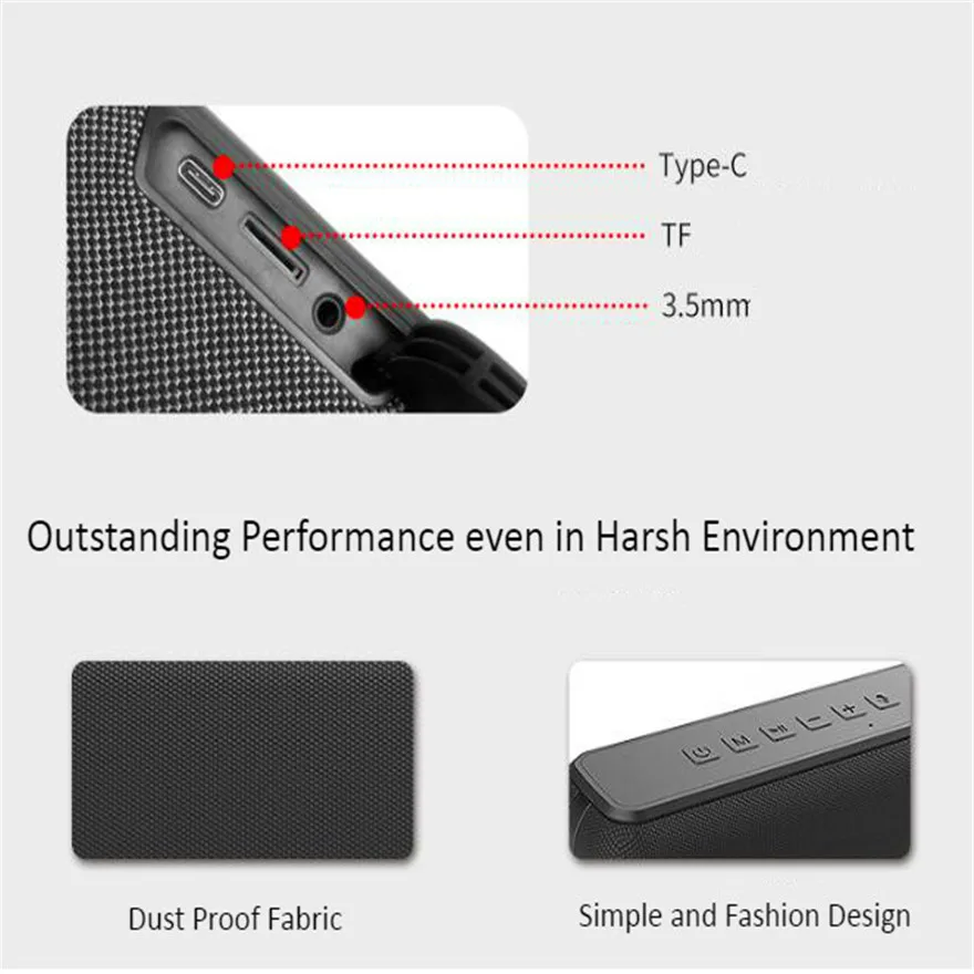 sf wireless portable sound bomb speaker