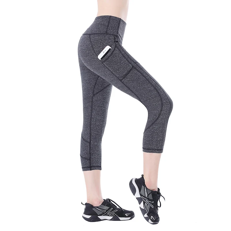 

EAST HONG Women's Yoga Gym Sport Pants Capri Running Fitness Workout Leggings