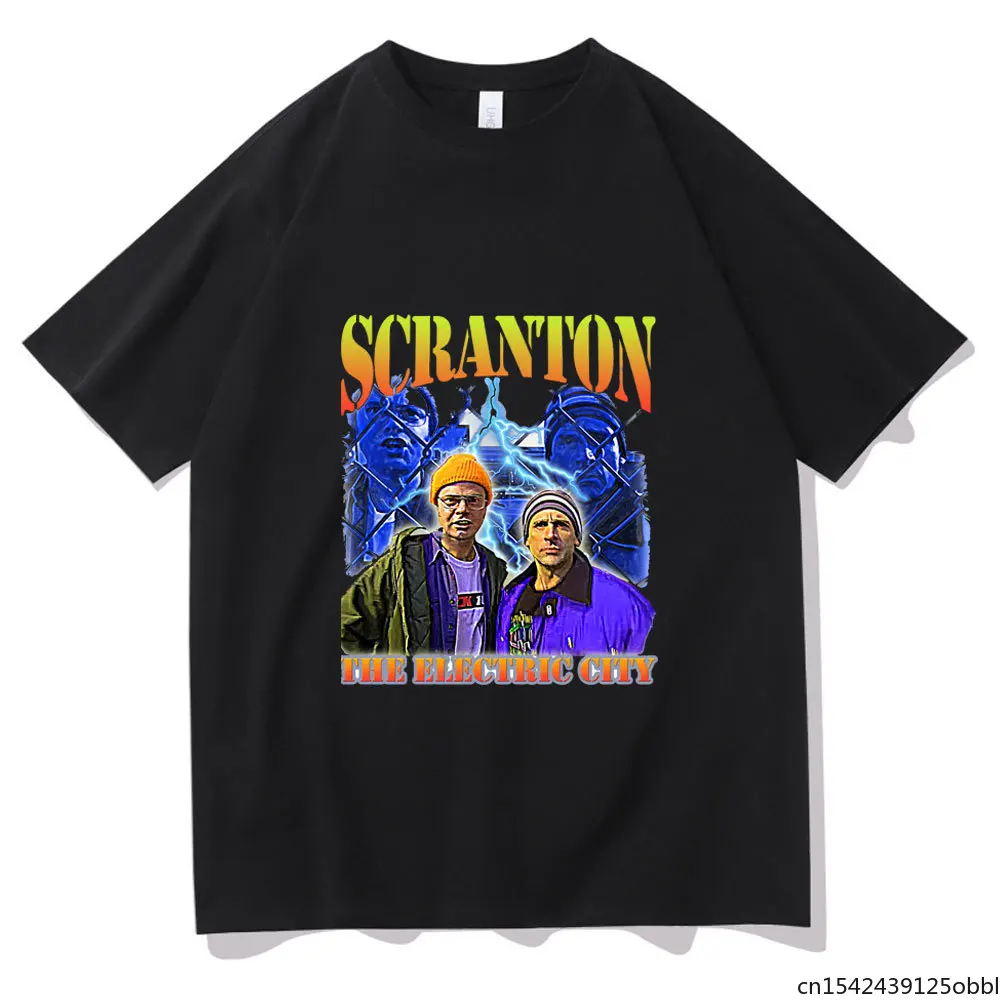 Fashion The Office Dunder Mifflin Dwight Tv Show Scranton Men Oversized Street Summer Pure