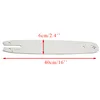 1Set 16 Inch Chainsaw Guide Bar + Chainsaw Chains 3/8 LP 325" .058" 66DL Semi Chisel Chain For Husqvarna 36 41 50 51 55 Tool 4