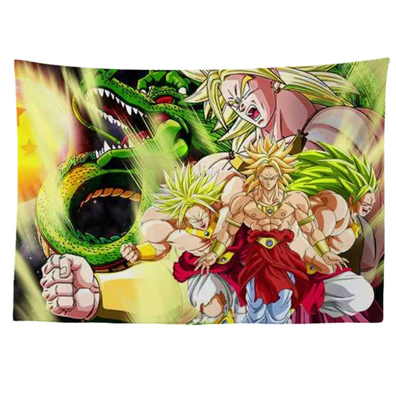Аниме Dargon Ball Z гобелены художественные настенные гобелены постельные покрывала диван-кровать пледы домашний декор