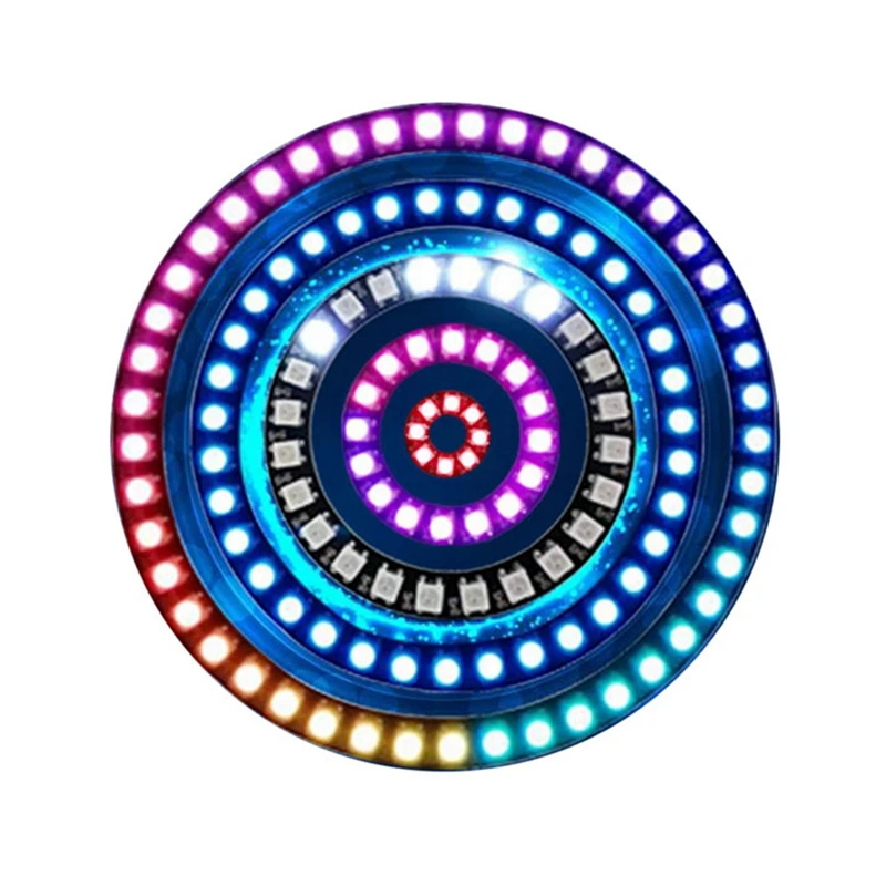 DC5V WS2812B Pixel Ring Modules Individually Addressable Light 28Key Wifi Music Controller Kit Magic Home App 8/16/24/35/45Leds
