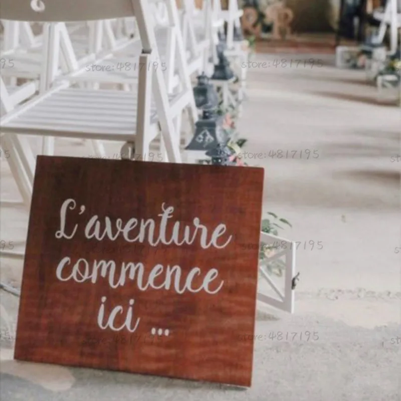 Wedding Sign Stickers Quote Plate Mirror Decals Any Texts Wedding Parties Vinyl Murals Art