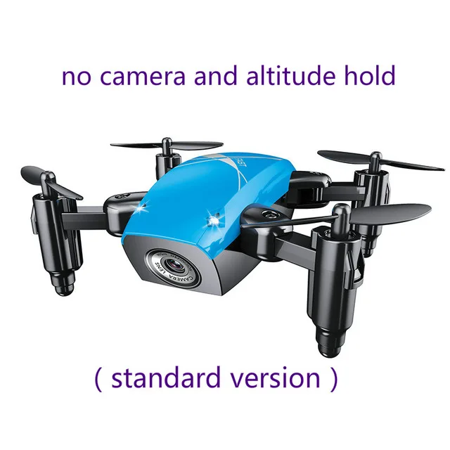 S9hw четырехосевой Дрон мини Дрон Микро Карманный Дрон Rc вертолет Квадрокоптер фиксированная высота 300000 Wifi в режиме реального времени Мобильная воздушная игрушка - Цвет: blue1