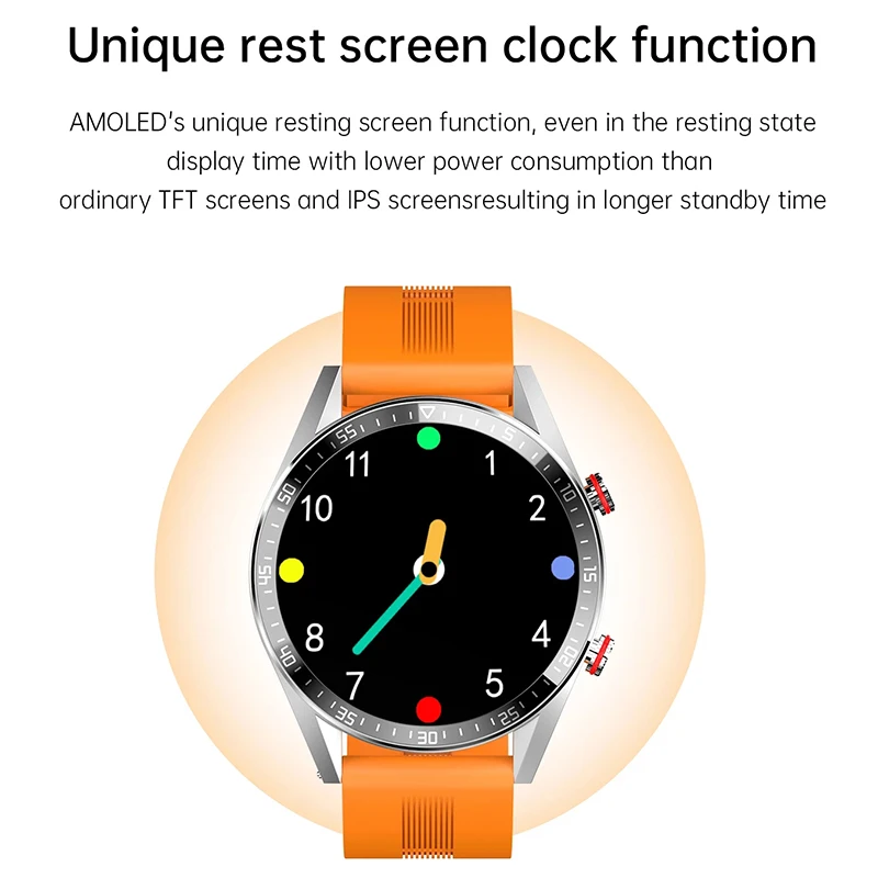 2021 New 454*454 Screen Smart Watch Always Display The Time Bluetooth Call Local Music Smartwatch For Mens Android TWS Earphones