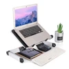 Adjustable Laptop Desk Stand Portable Aluminum Ergonomic Lapdesk For TV Bed Sofa PC Notebook Table Desk Stand With Mouse Pad 3