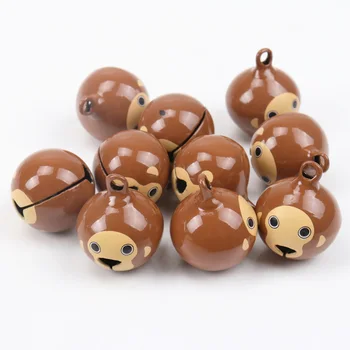 

5pcs Jingle Bells Cute lion Ornament Metal Bell for Home Party Tree Pendant Decoration 27mm