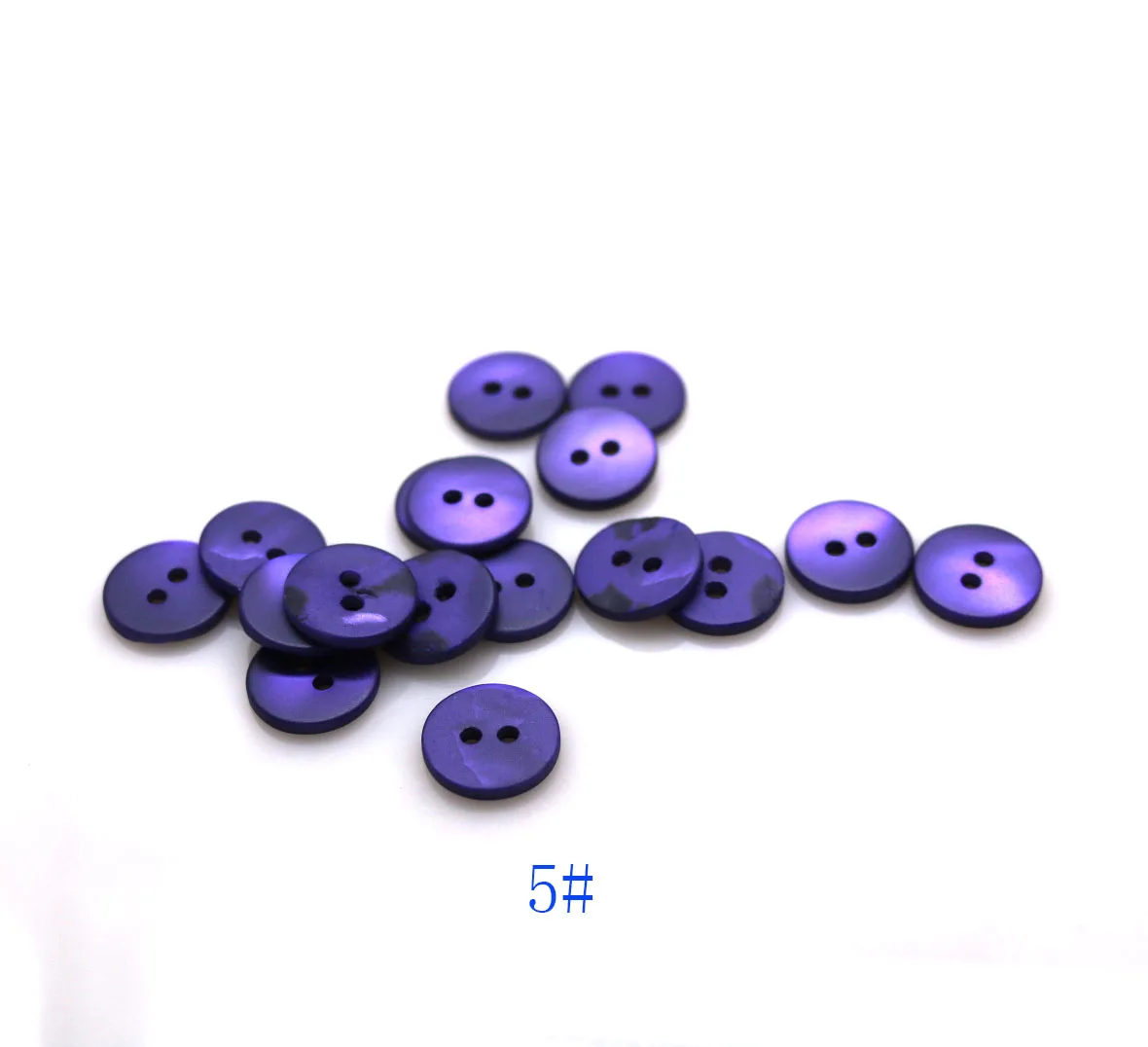 50pcs/lot 14mm fashion natural dyed top shell button real shell button 2 holes button
