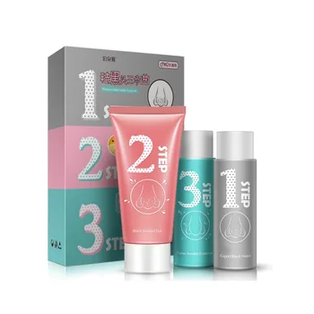 

Facial Skin Care Mask 3pcs Nose Blackhead Remover Acne Mask Pore Cleanser Shrinking Pores Blackhead Mask Cosmetic