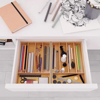 

Wooden Makeup Organizer Cosmetic Storage Box Case with Drawer Desktop Lipstick Sundries Storage Rack Jewelry Organizer Container