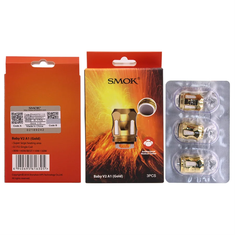 Tanio Oryginalny papieros elektroniczny SMOK TFV8 Baby V2 S1 S2 A1 A2 sklep