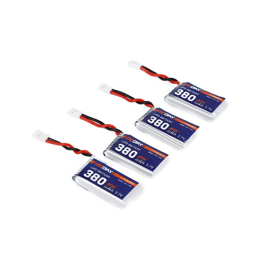 OCDAY 3,7 V 380 мА/ч, 25C 1S1P 1.4WH Батарея& Зарядное устройство для Hubsan H107C H107D