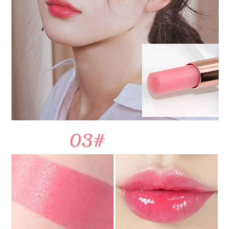 Увлажняющий Гладкий меняющий цвет губная помада не легко De color ization beauty Makeup бальзам для губ для беременных женщин - Цвет: A3