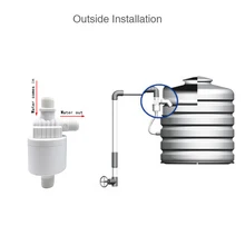 Автоматический контроль уровня воды башня клапана бак плавающий шаровой клапан установлен снаружи бака верхний Впускной 1/" 3/4" 1"