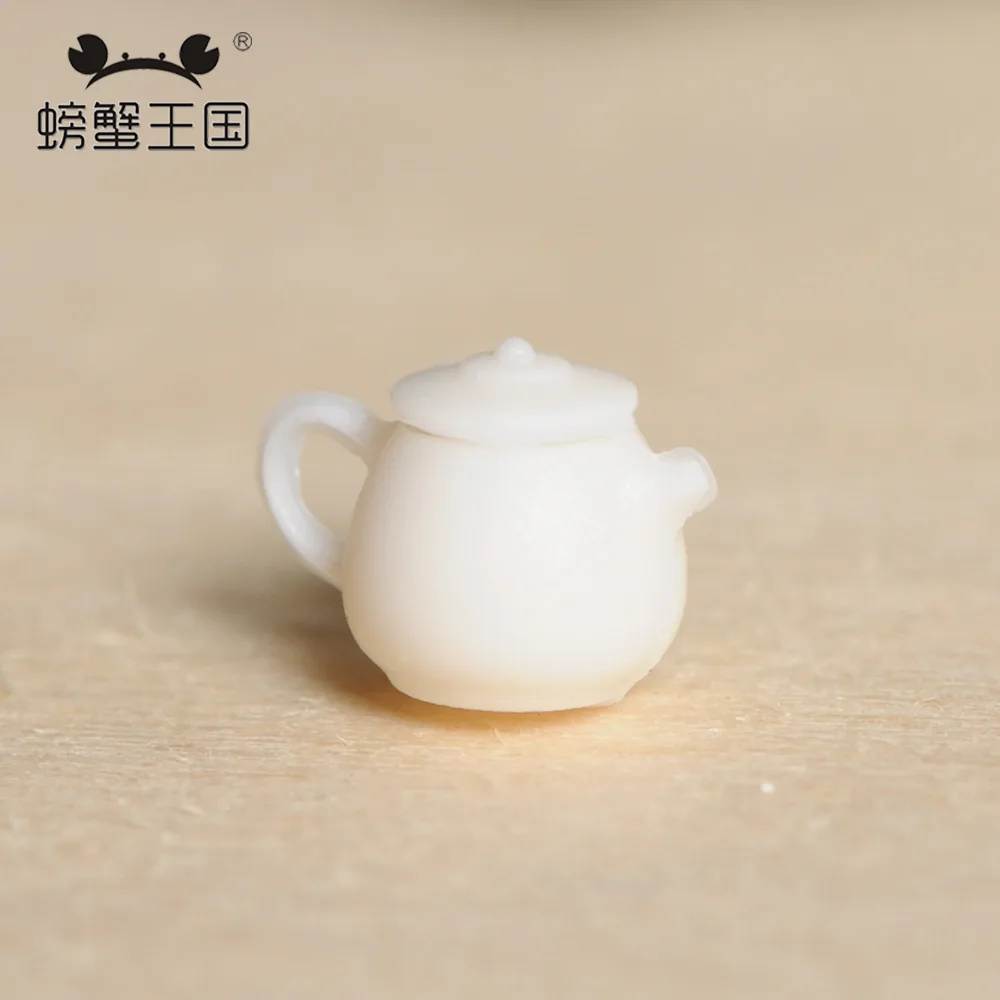 

Crab Kingdom Model Tea Set Four-piece Set DIY Static Model Material Tea Pot Cup cha ye hu Set