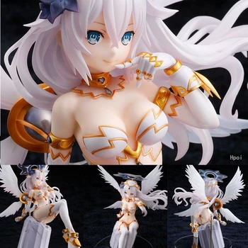 

22cm Hyperdimension Neptunia CYBER DIMENSION NEPTUNE Black Heart Noire Action Figures PVC Sexy Girls Toys Doll Collectible Model