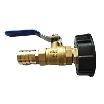 

IBC Water Tank Adapter 1" Coarse Thread S60X6 Connector Water Butt Fitting Hose tank Full Flow Barb Oil Fuel For Garden Irrigati