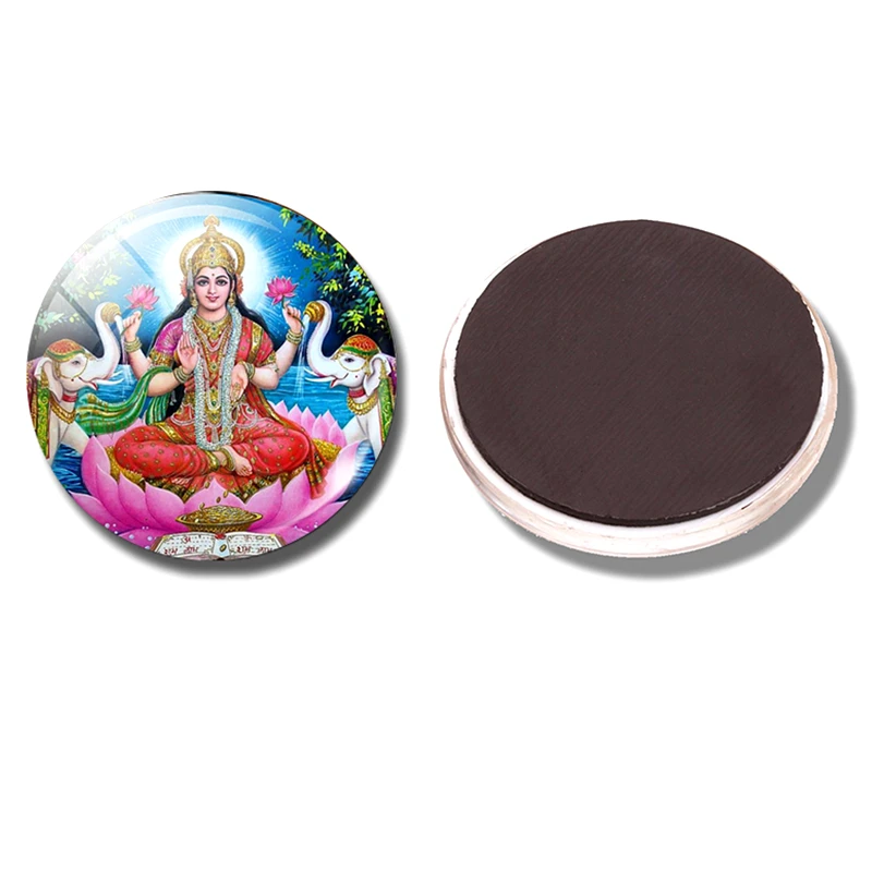 Магнит на холодильник Lakshmi, наклейка на холодильник Будда, декоративные магниты на холодильник Bodhisattva God Amuleto, художественный религиозный домашний декор