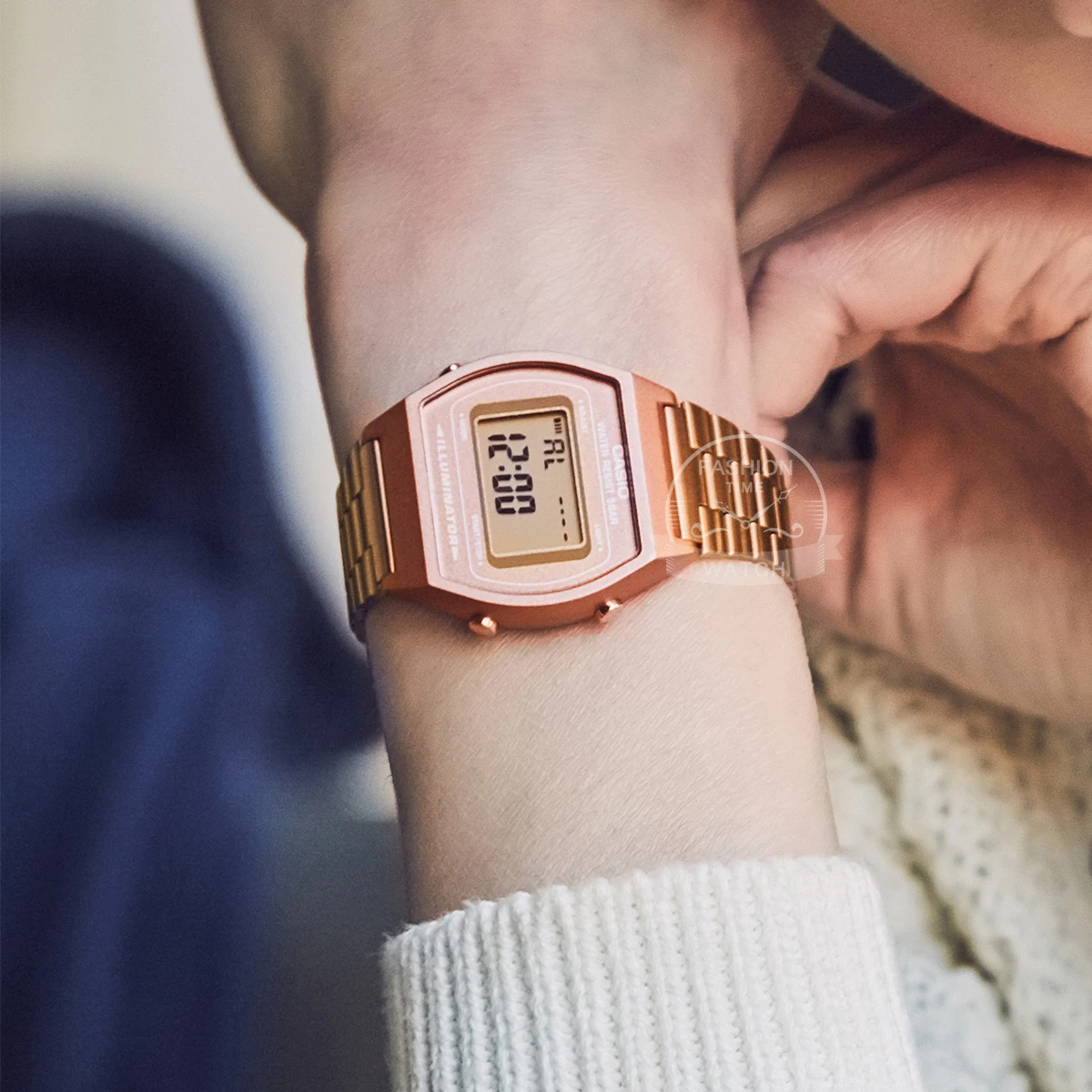  Casio watch Rose gold watch men set brand luxury LED digital Waterproof Quartz men watch Sport mili - 4000222315387