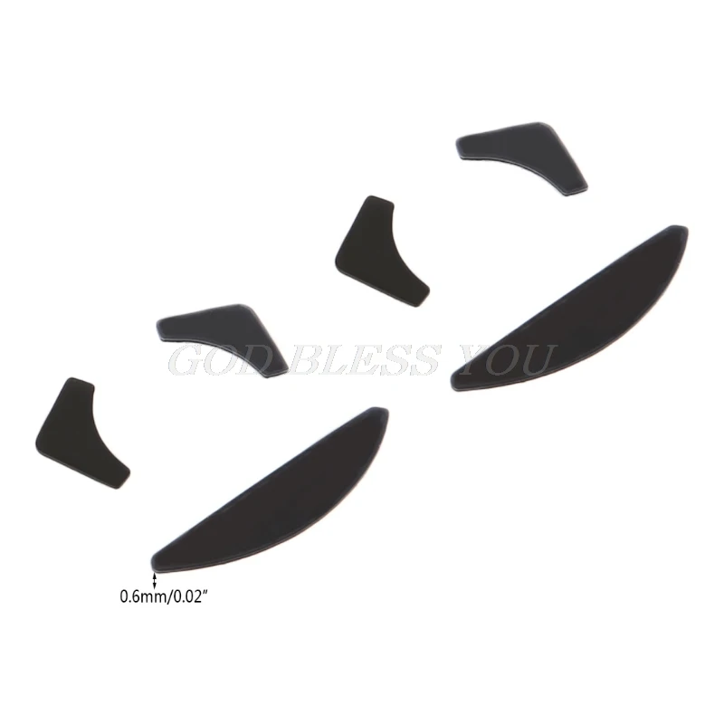 2 Sets 0.6mm Mouse Feet Skates Mouse Pads for Razer DeathAdder Skates mouse pad,mouse skates