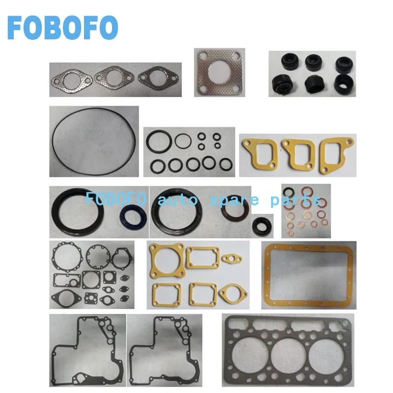 Двигатель полный комплект прокладка комплект для ремонта комплект для двигатель компании "kubota" 3D75 D950