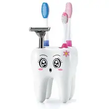 Креативный держатель для зубной щетки милый мультфильм Аксессуары для ванной комнаты товары для дома для зубной щетки или бритвы, карандаш для бровей