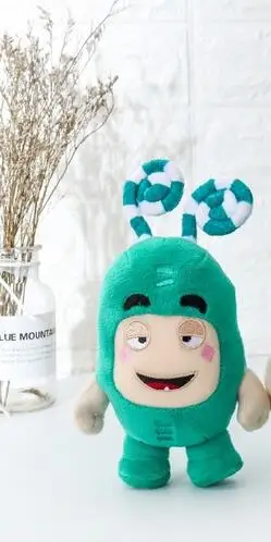 Рождественские подарки 18 см Oddbods мультфильм предохранитель Джефф Ньют Odd ZEE Bods мягкие животные плюшевые игрушки кукла плюшевые игрушки мягкие игрушки - Цвет: 18cm