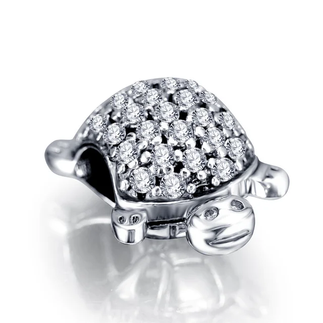 Genuine 925 sterling silver marine animal hanging bead pendant suitable for original Pandora bracelet ladies fashion jewelry CMS229.