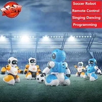 1set 2pcs robot  RC Soccer Robot Electric Dancing football Simulation Robots Programable Educational parent-child play game toy 1