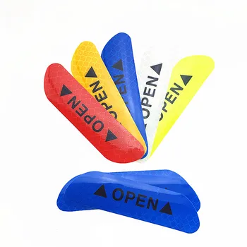 

4 pieces / set of car open reflective tape warning mark luminous tape sticker for SEAT Opel Astra VAUXHALL MOKKA Zafira Insignia