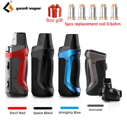 GeekVape Aegis Boost pod vape kit 1500 мАч встроенный аккумулятор и 3,7 мл распылитель MTL DTL электронная сигарета Aegis Boost Vape kit vs Vinci