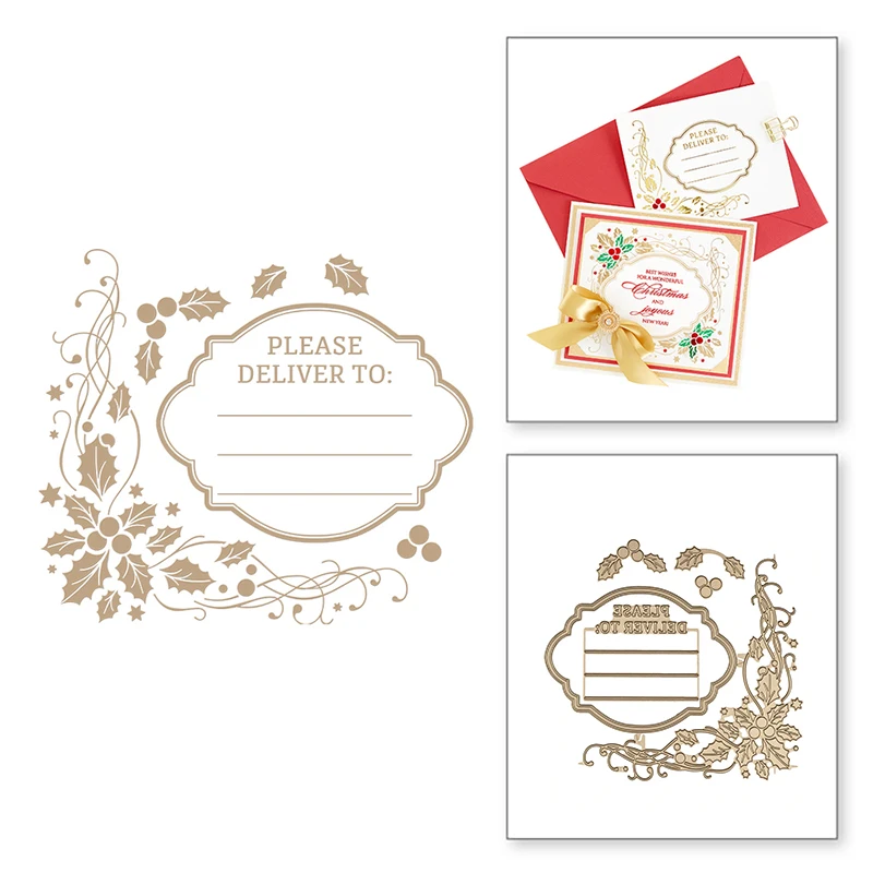 

Christmas Message Style Writable Hot Foil Plates for Scrapbooking DIY Paper Cards Craft Decor New 2019