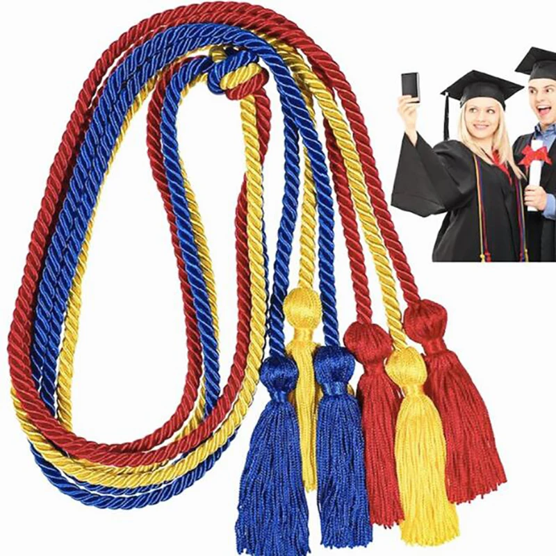 170 см выпускная одежда для бакалавра с кисточками Honor Ropes вечерние аксессуары