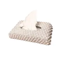 Набор автомобильных салфеток, стразы, перламутровая коробка для салфеток, автомобильный Специальный держатель для салфеток, деликатные автомобильные аксессуары, бумажный носовой платок, чехол