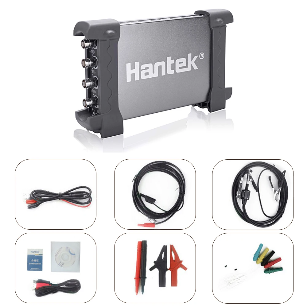 Tool Parts Tools Hantek 6254BE Digital Storage Oscilloscope 4 Channels