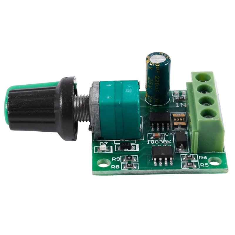 DC 1 8 V 3V 5V 6V 12V 2A контроллер скорости двигателя 30W ШИМ 1803b K7|Контроллер двигателя| |