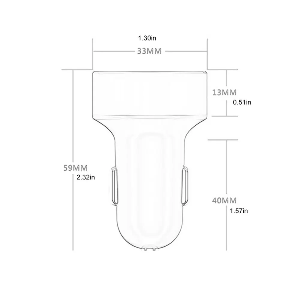 Автомобильное зарядное устройство с двумя USB портами 3 0 А|USB-адаптеры| |
