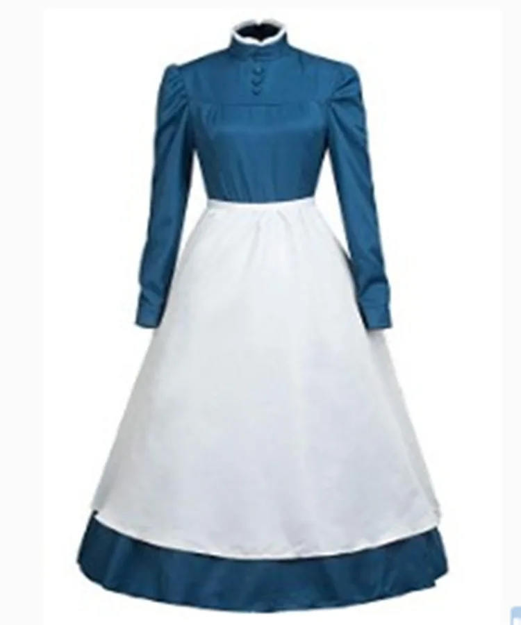 

Костюм Софи COLDKER Howl's движущийся замок, костюм на Хэллоуин, женское платье горничной, женское платье, женское платье