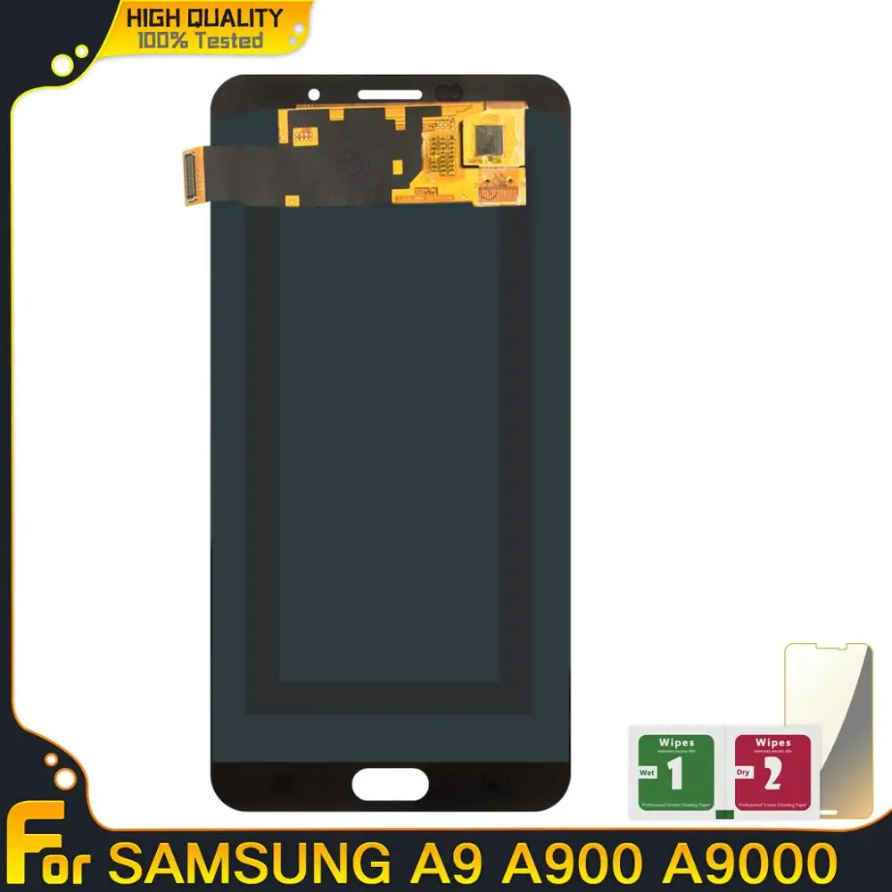 100% Tested Working Lcds Display For Samsung Galaxy A9 A9000 A900 SM-A9000 LCD Touch Screen Digitizer Replacement Parts Assembly | Мобильные