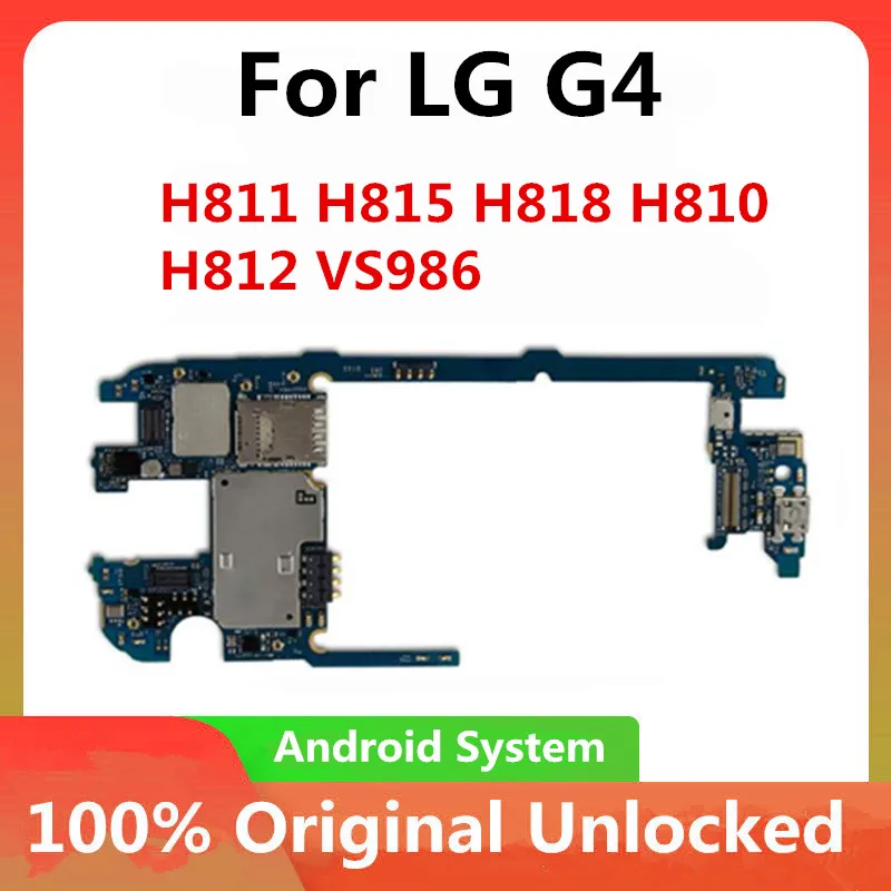 Заводская разблокированная материнская плата для LG G4 H815 32 Гб оригинальная Android OS