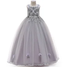Г. Вечернее платье для девочек детская одежда детское платье с цветочным рисунком для свадьбы, первого причастия, бальное платье, костюм vestidos