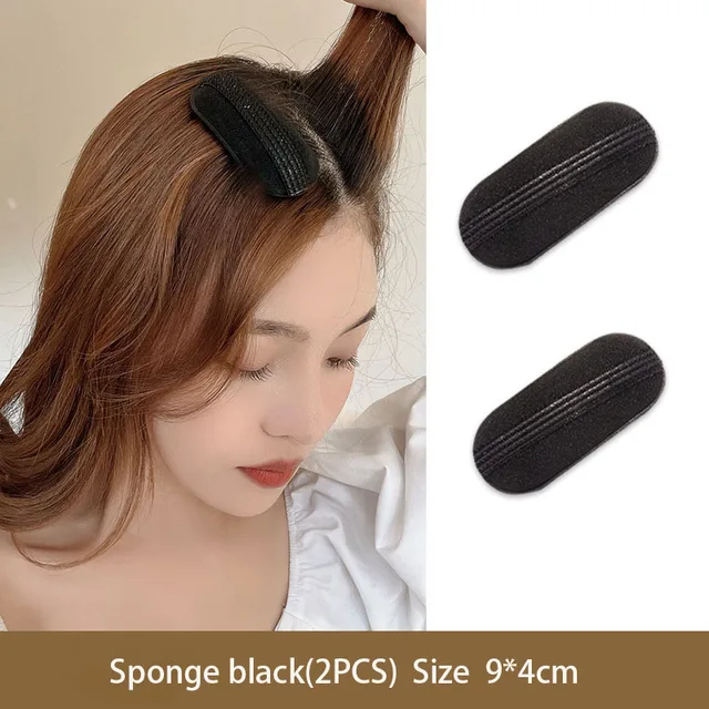 Set Of 2Pc PLASTIC Hair Puff Up Volumizer Oval Hair Pads Hair Puff Maker  Hair Bun Maker Donut Magic Hair Style Accessory: Buy Online At Best Prices  In Pakistan | 3pcs Volume