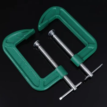 

New Quick Wood Clamp Ratchet Release Speed Squeeze Wood Working Work Bar G Clamp Clip Kit