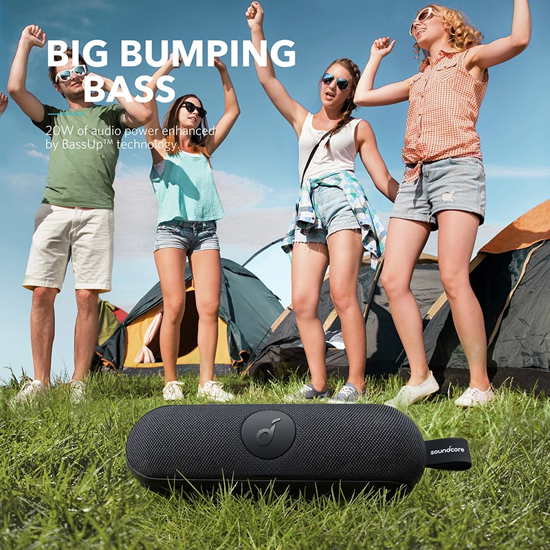 Soundcore Icon+ Portable Bluetooth Speaker IP67 Waterproof Speaker 20-Watt Audio Output 12-Hour Pla